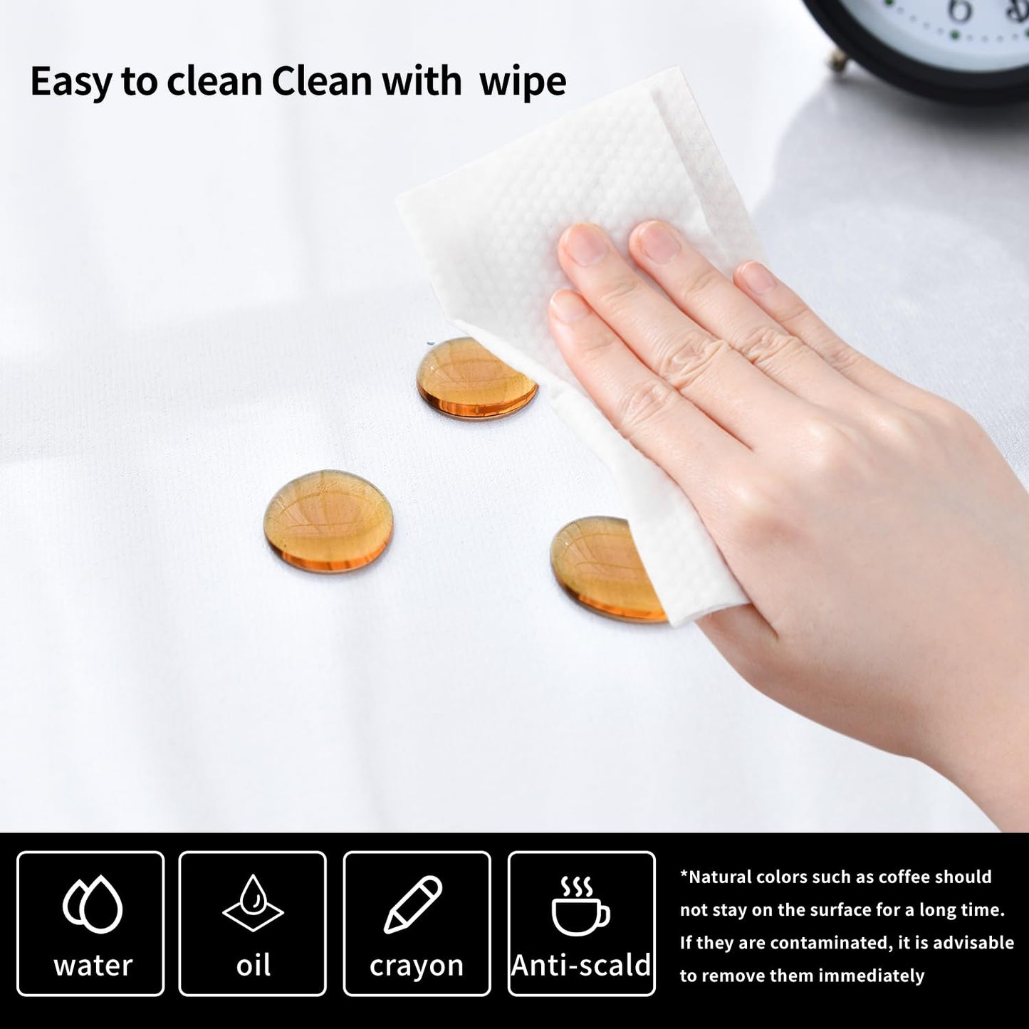 LBJFYHJN Clear Desk Mat, Non-Slip PVC Desk Protector Mat (27.6''*15.7'')