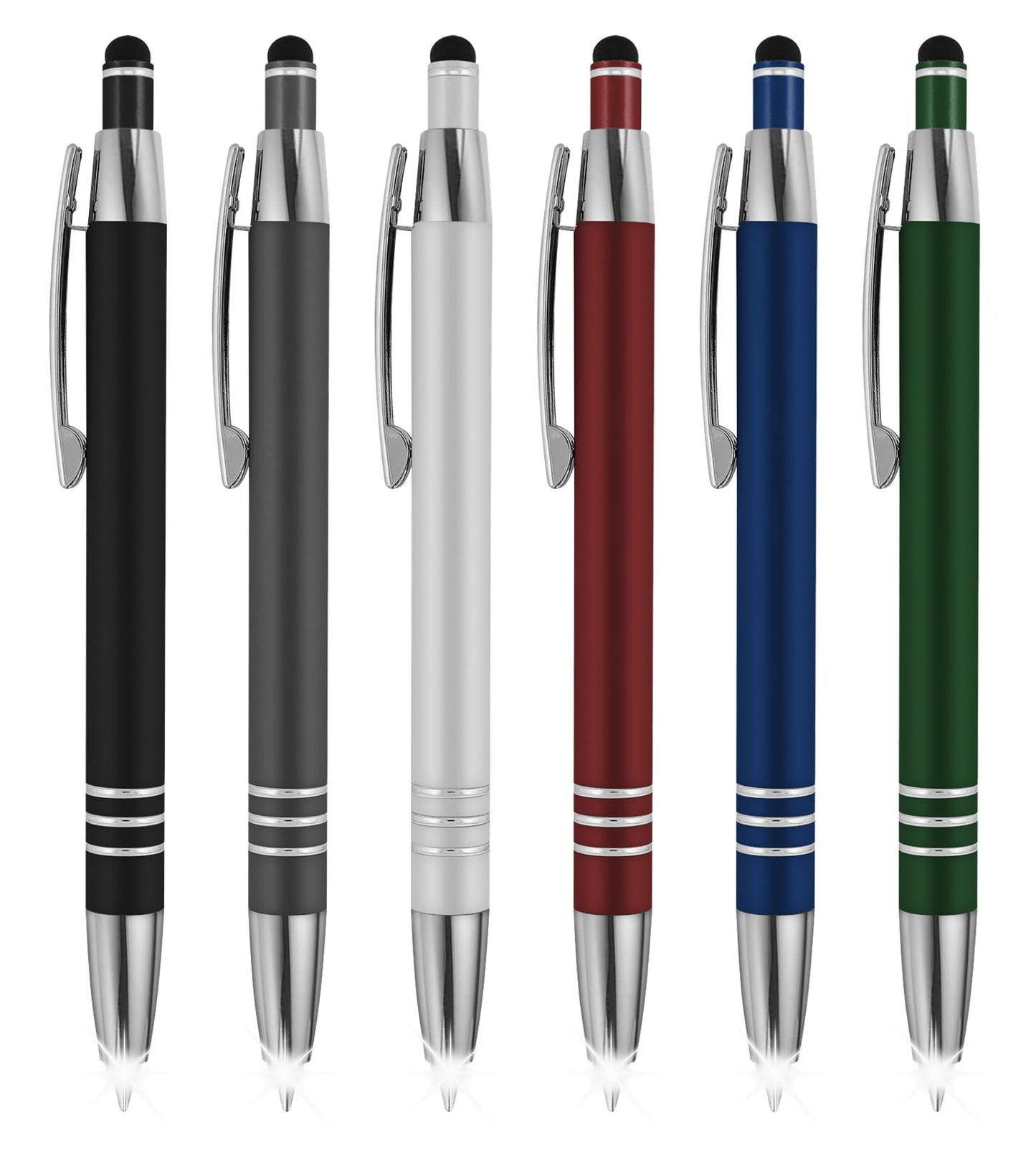 SyPen 3 in 1 Multi-Function Soft Touch Pen with Light for Pilots, Nurses, Doctors Etc .Lighted Tip