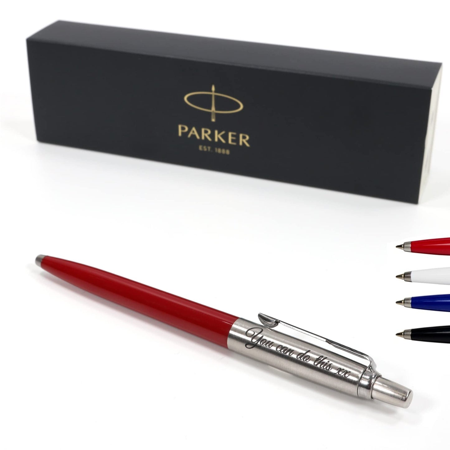 Personalized Custom Parker Jotter Pen + Gift Box | Design A Truly Unique Present | Laser Engraved