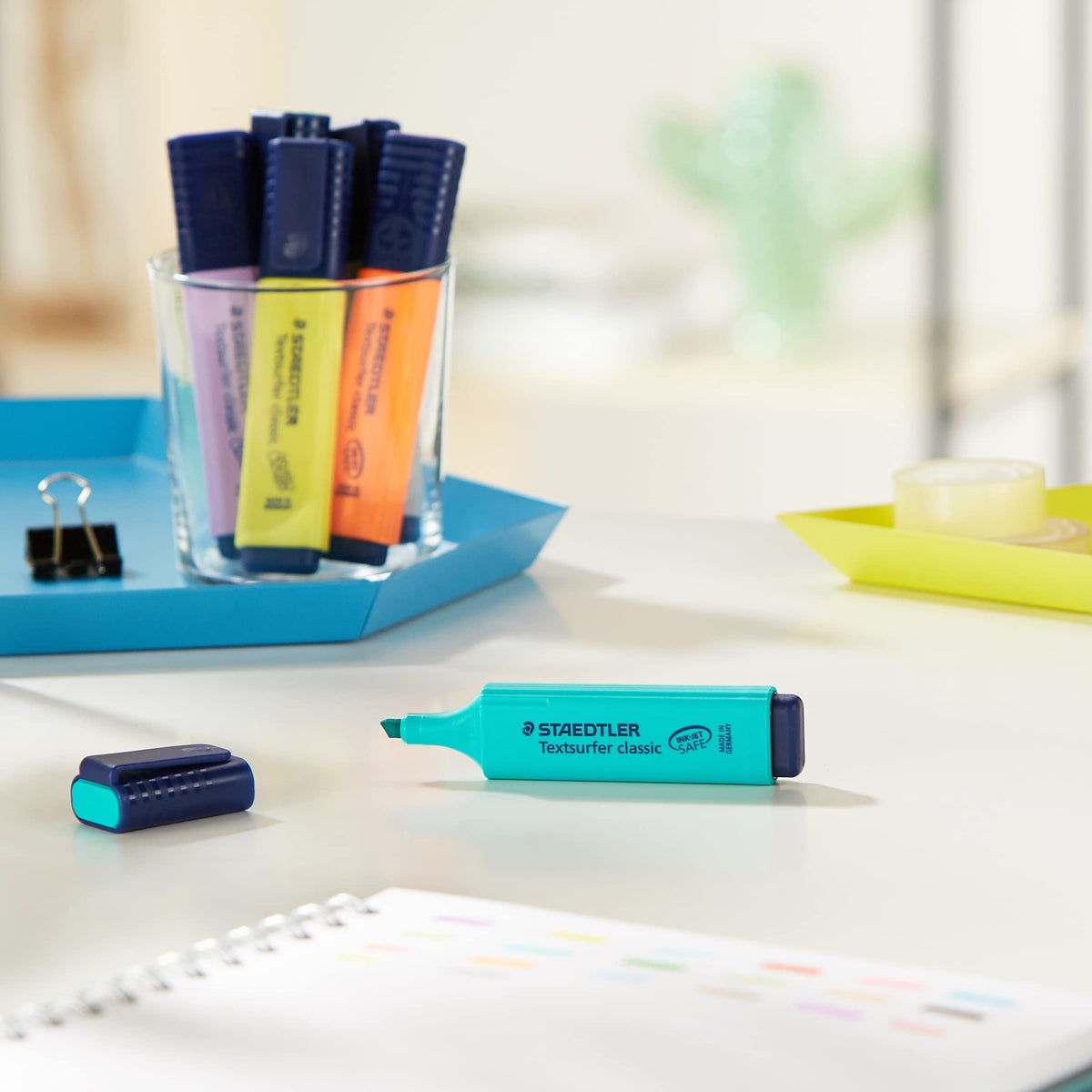 STAEDTLER 364 WP20 Textsurfer Classic Highlighter - Assorted Neon and Pastel Colours (Pack of All