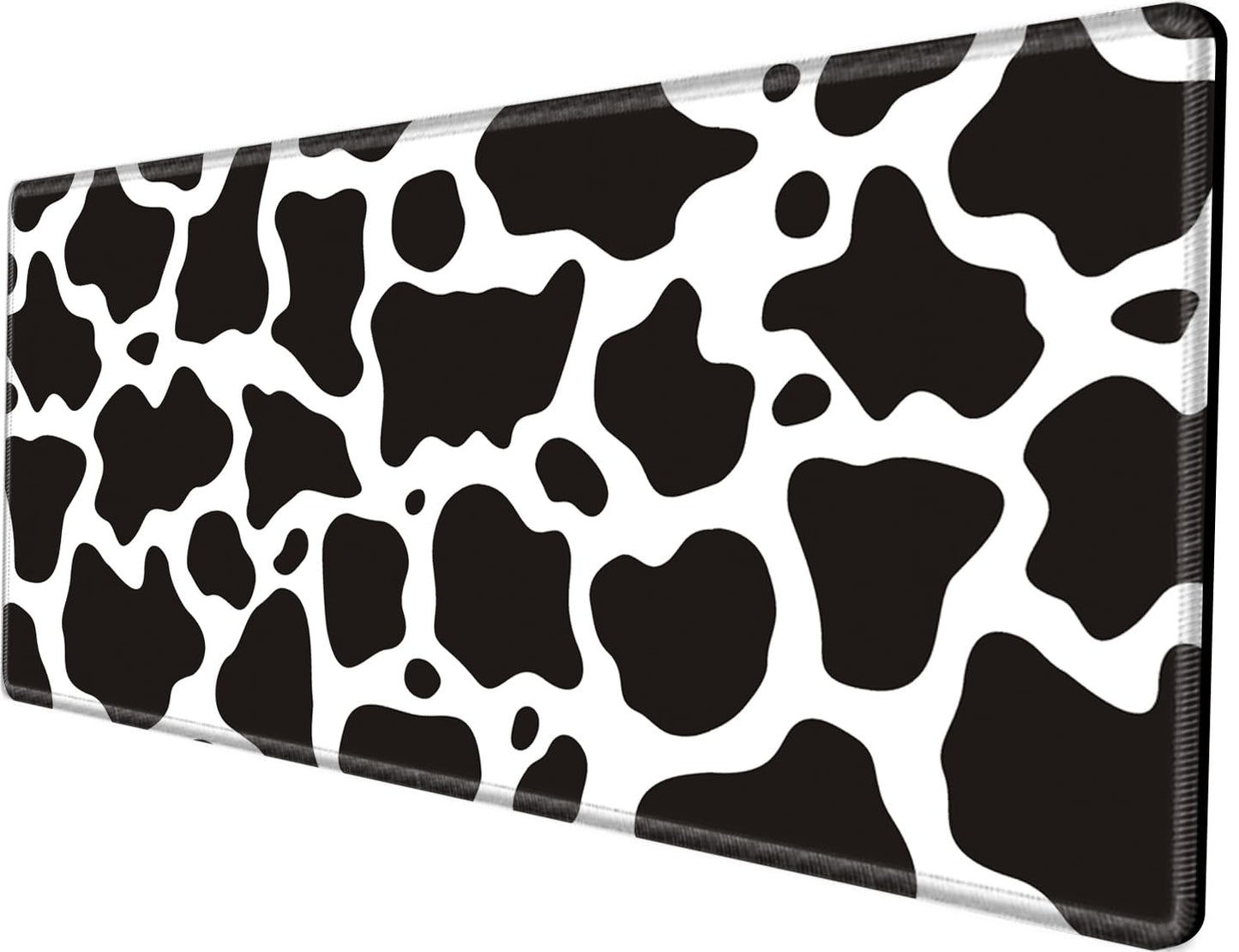 Gaming Mouse Pad 48x24 Desk Mat Giant Mousepad Large Desk Pad Cow Print Full Mouse Mat XXXL