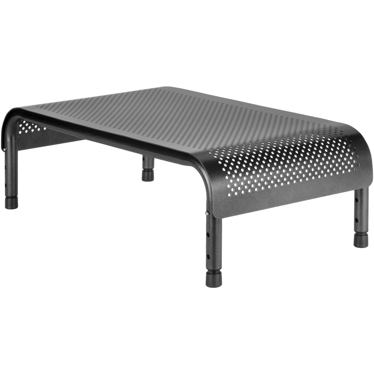 Allsop Metal Art Ergo 3 Adjustable Monitor Stand, TV / Laptop Riser, 3 Height Levels with Micro Leg