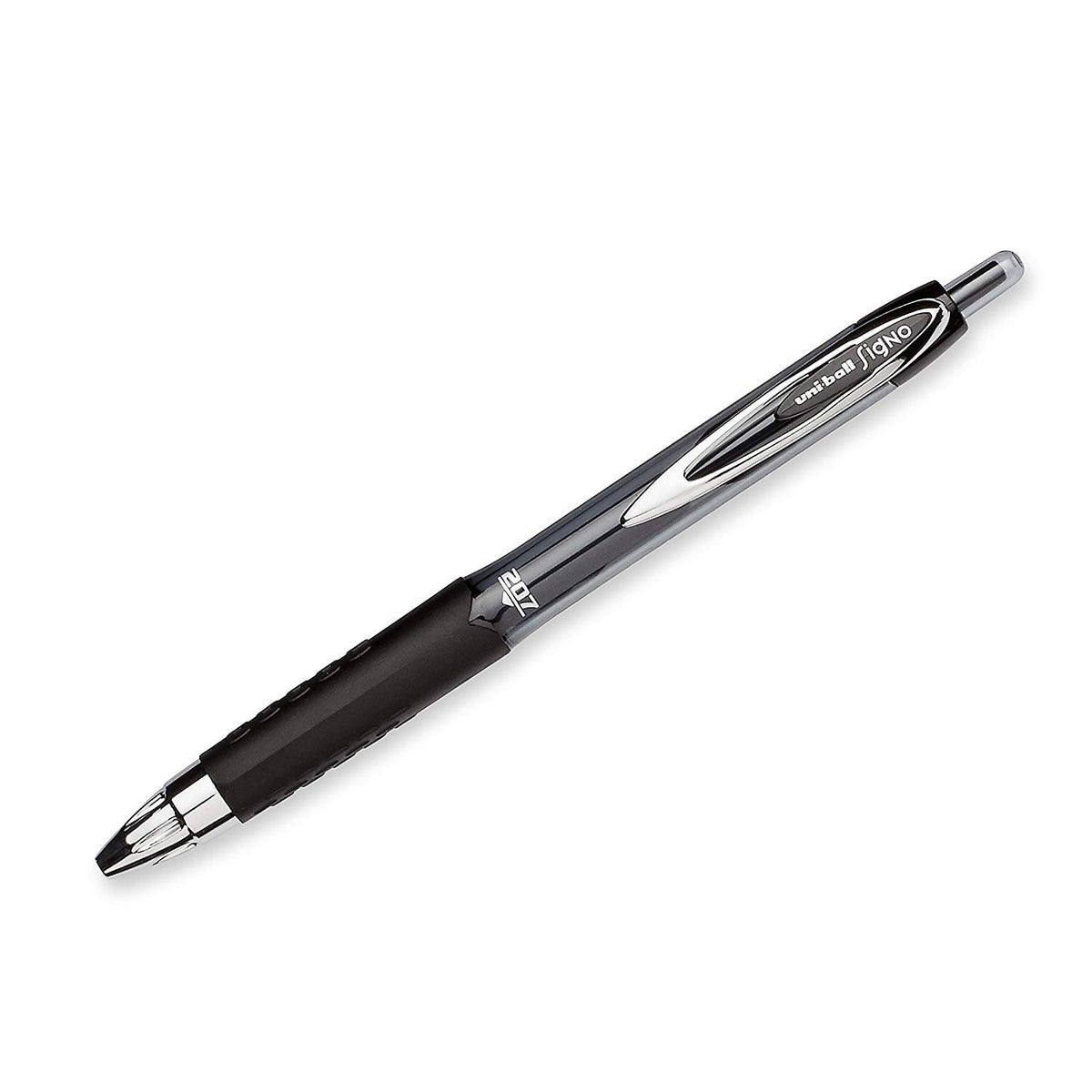 Uni-ball 207 Retractable Gel Pens, Medium Point (0.7mm), Black, 14 Count