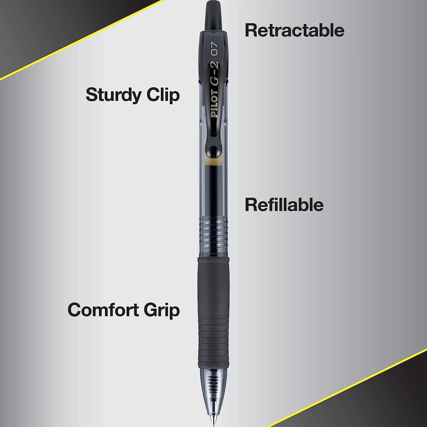 Advantage Gifts G2 Retractable Premium Gel Ink Roller Ball Pens Ultra Fine Point (.38mm) Red Ink 3