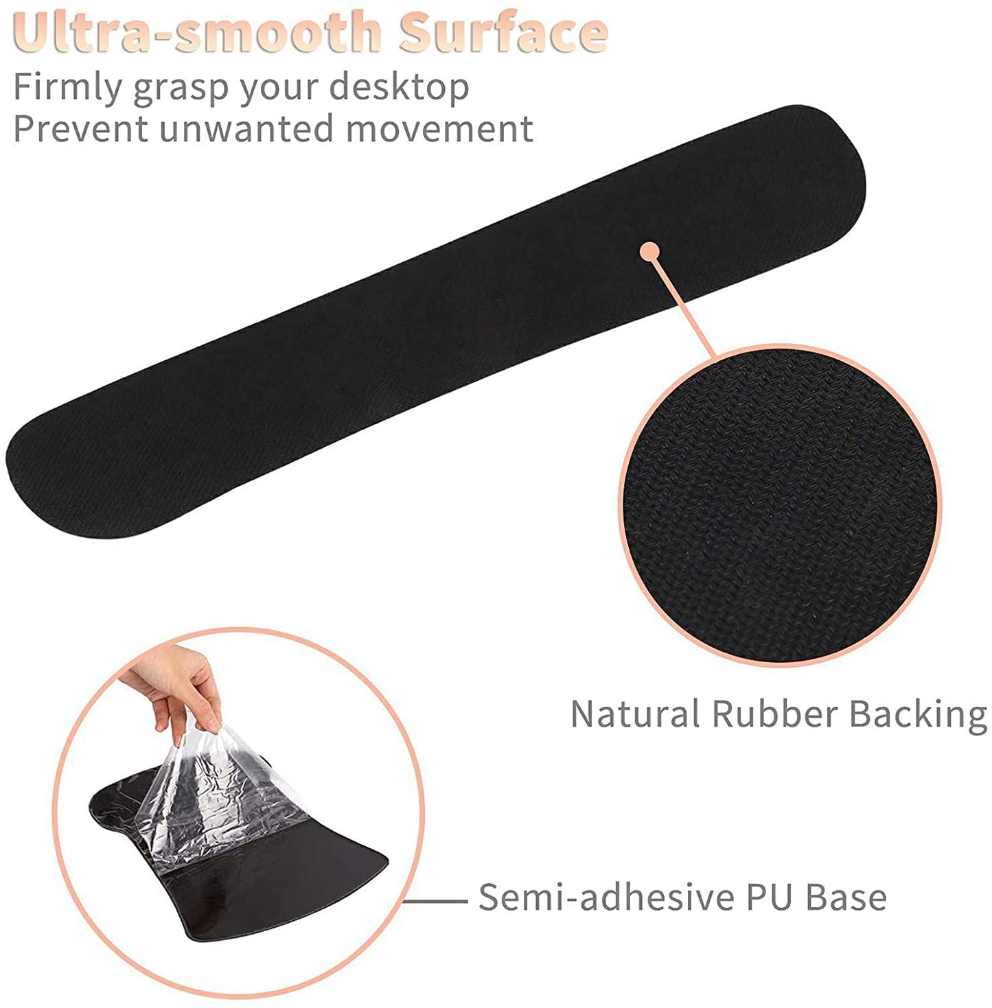 Keyboard Wrist Rest and Mouse Pad Wrist Support Set,Rustic Rainbow Woodgrain Black and Purple Dog