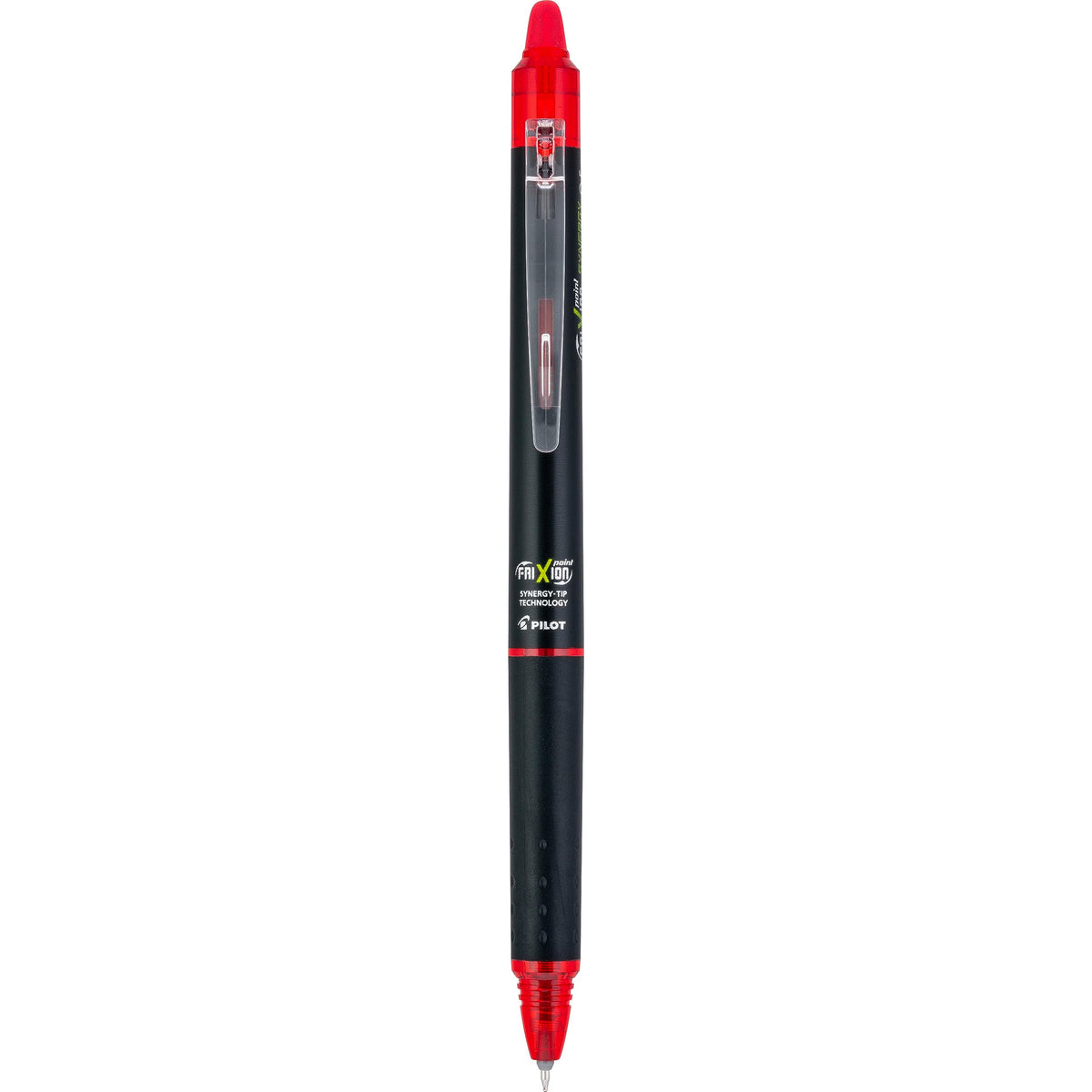 PILOT FriXion Synergy Clicker Erasable Gel Ink Pens, 0.5mm, Red, 12-Pack