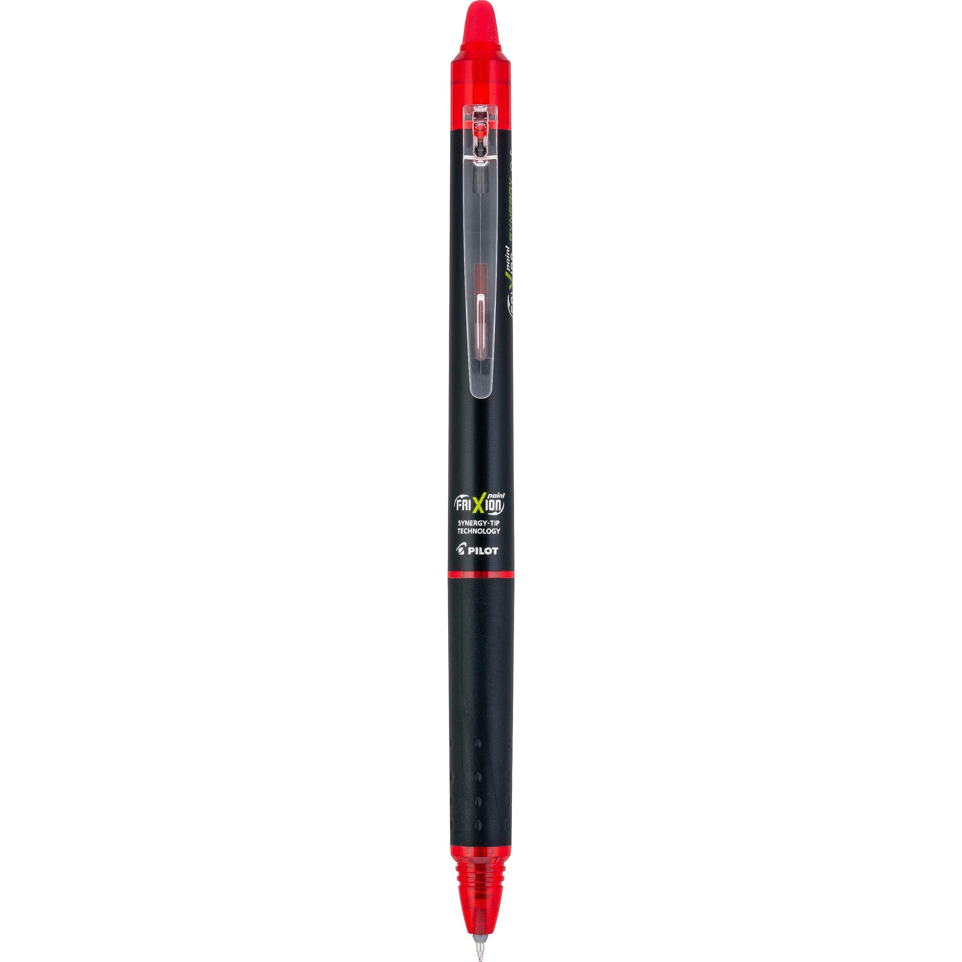 PILOT FriXion Synergy Clicker Erasable Gel Ink Pens, 0.5mm, Red, 12-Pack