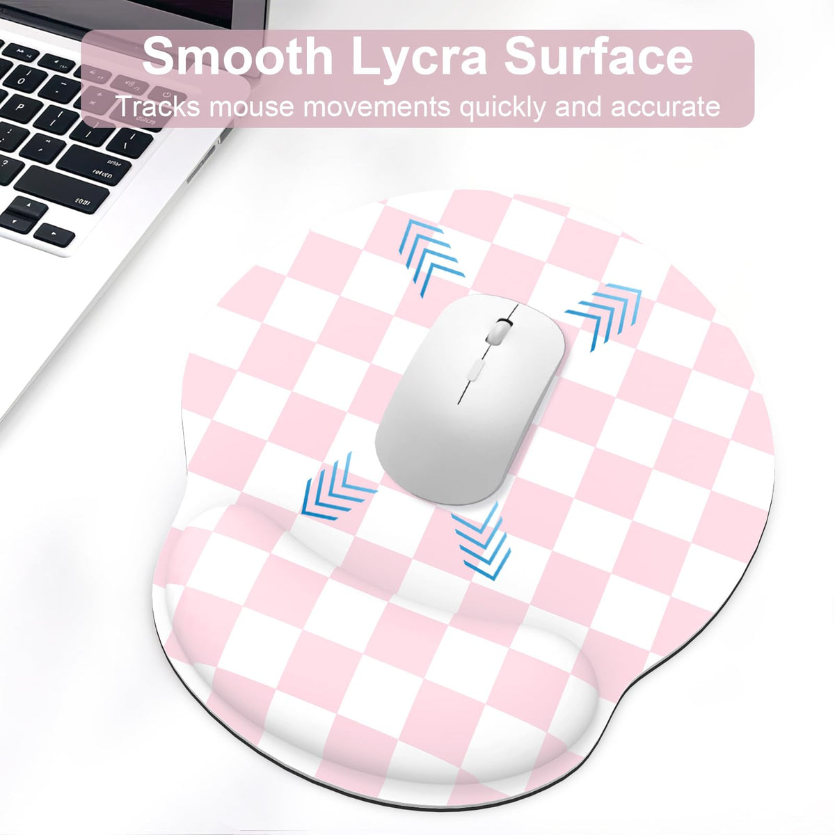 Ergonomic Mouse Pad with Wrist Rest and Keyboard Wrist Rest, Mousepad