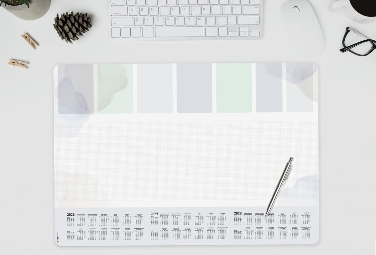 SIGEL Paper desk pad 2026/2027/2028 A2