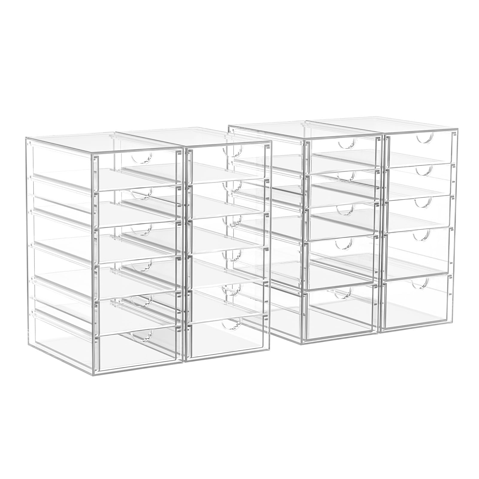 ARSTPEOE 22-Drawer Acrylic Storage & Makeup Organizer for Desk, Bath