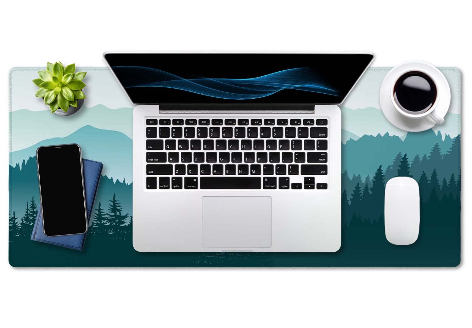 Large Mouse Pad, Full Desk XXL Extended Gaming Mouse Pad 35.5" X 15.7", Waterproof Desk Mat with