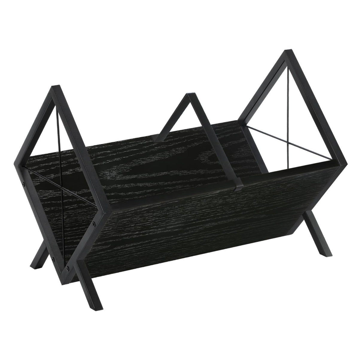 YINMIT Vinyl Record Holder - 80-100 LP Vinyl Record Storage Rack, Quick Assembly Display, Retro