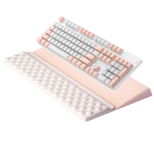 Ospelelf Keyboard Wrist Rest, Ergonomic Memory Foam Wrist Support for Typing & Gaming, Tilted