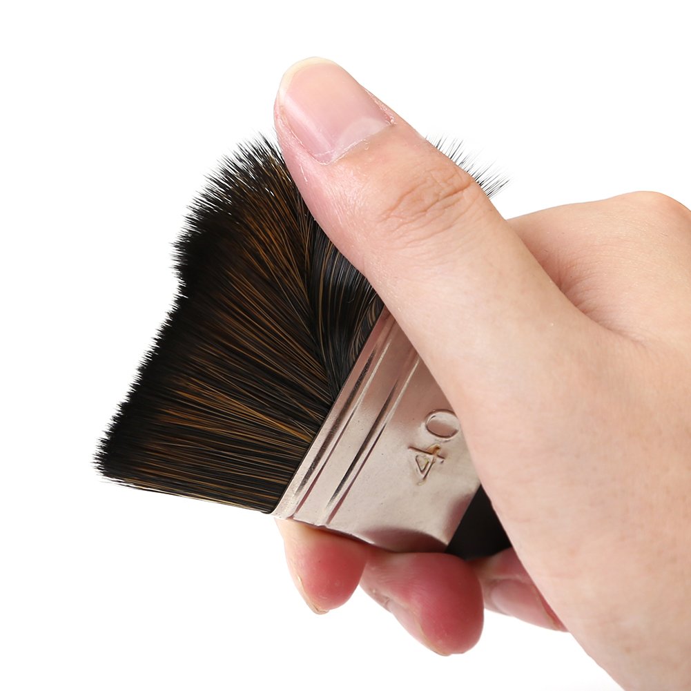 Dainayw Artist Flat Paint Brush-Large Wash Brushes Set for Gesso, Varnishes, Acrylic Painting