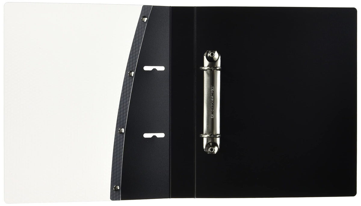 Veloflex Diamond 1151480 Ring Binder DIN A5 2-Ring Mechanism 20 mm Polypropylene Solid Plastic Black
