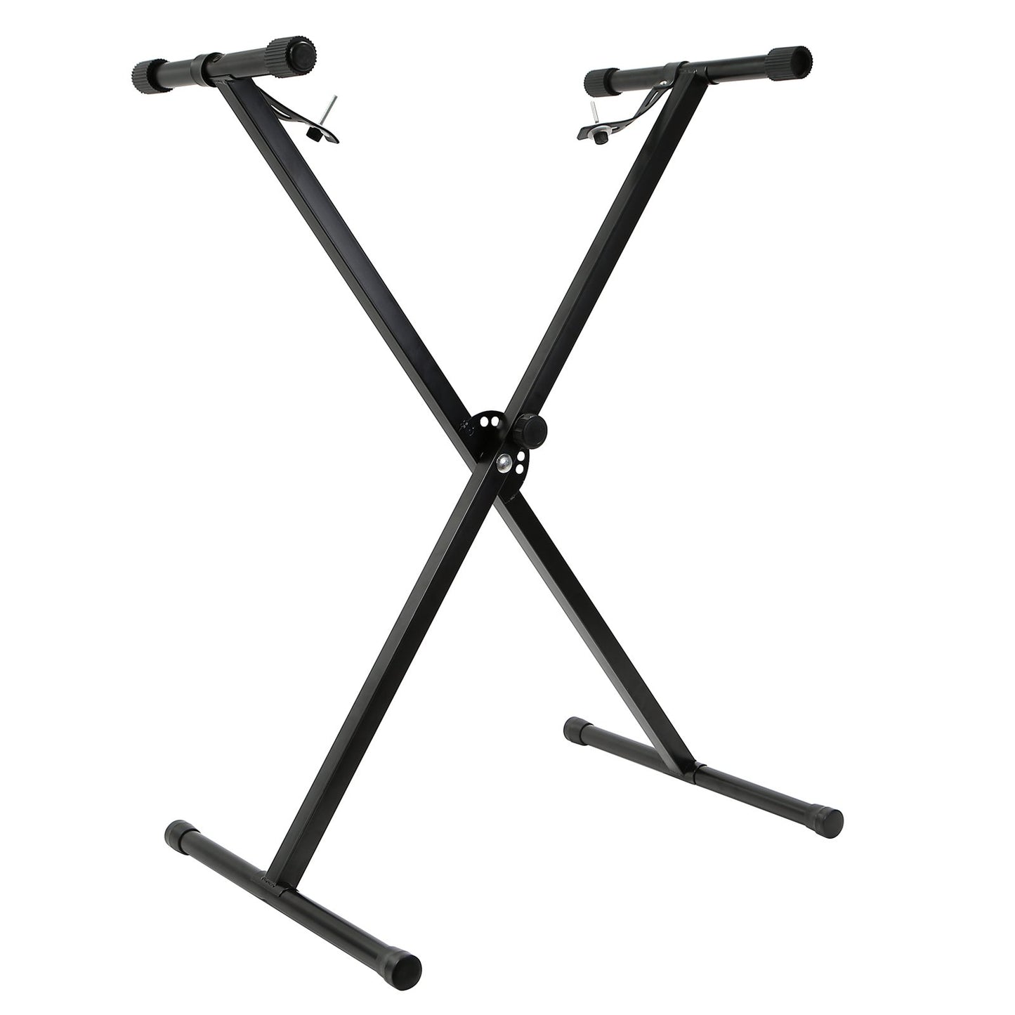 Hamzer Single X-Style Keyboard Stand, Heavy-Duty Height Adjustable Keyboard Piano Stand, Foldable