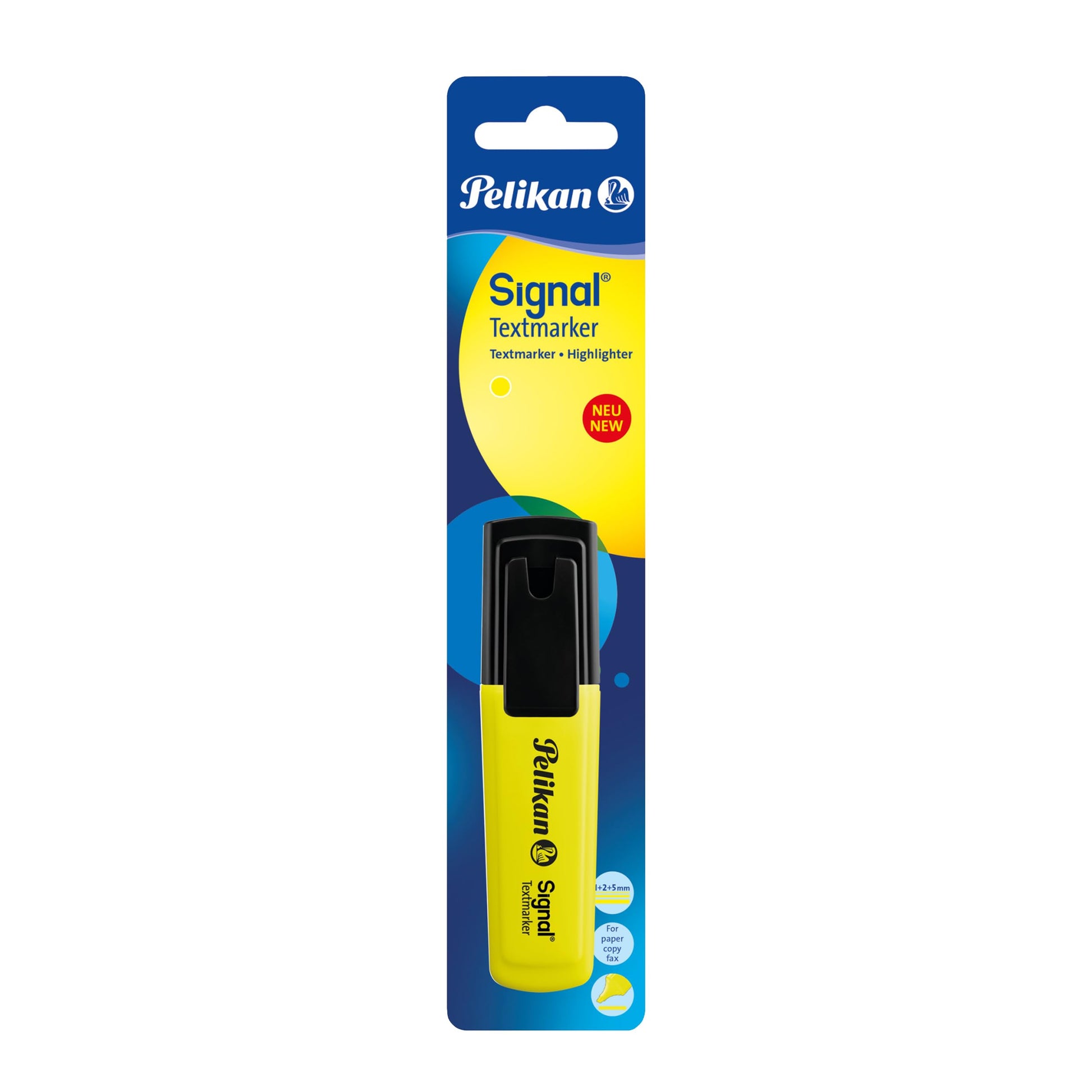 Pelikan Highlighter Signal Bright Yellow with Chisel Tip Pack of 1