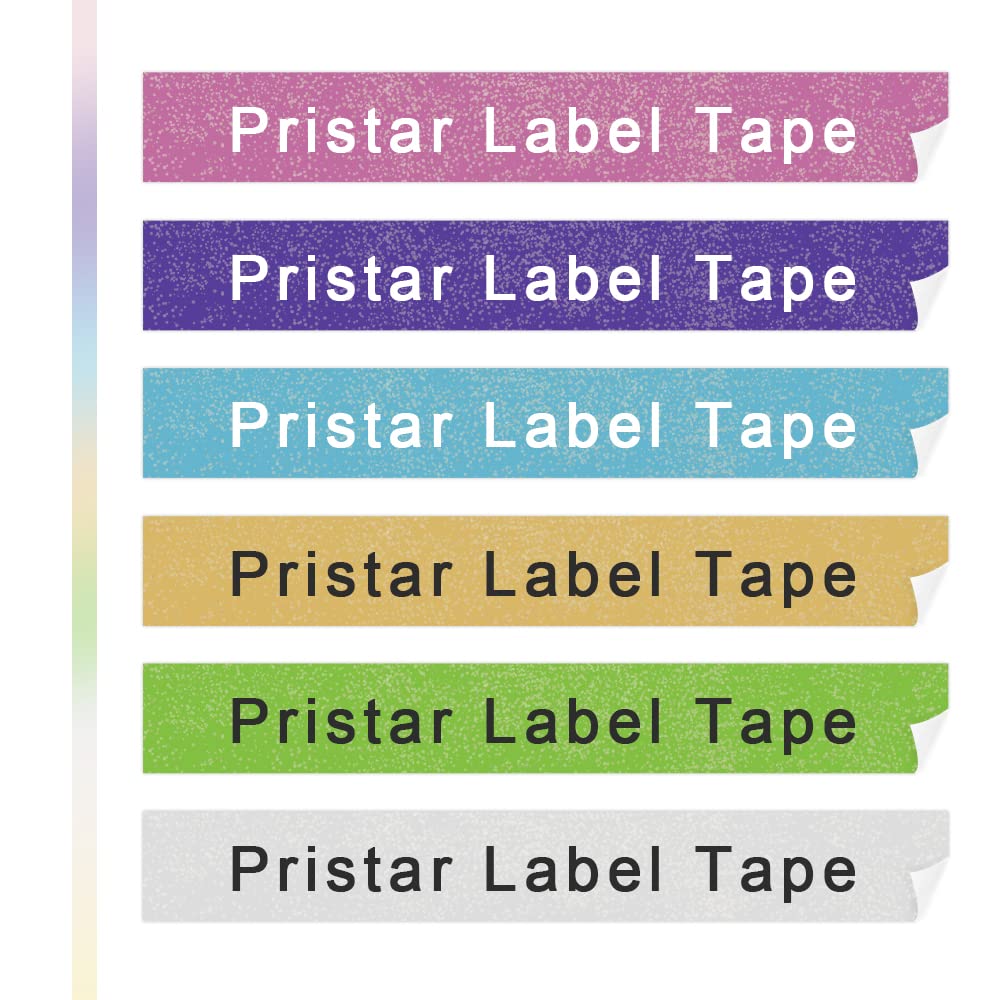 Pristar Compatible for DYMO COLORPOP 12mm 0.47" D1 Label Maker Tape