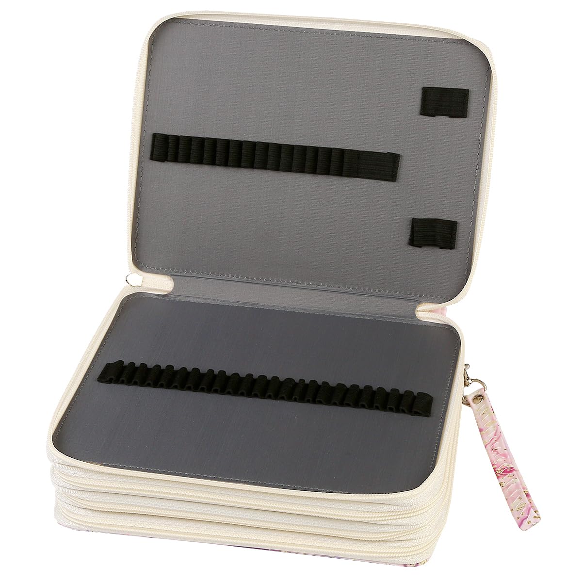 Lbxgap 184 Slots Pencil Case Organizer w/Removal Handle Strap