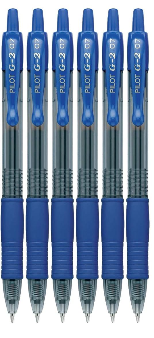 Advantage Gifts G2 Retractable Premium Gel Ink Roller Ball Pens Fine Point Fine Point (.7mm) Blue