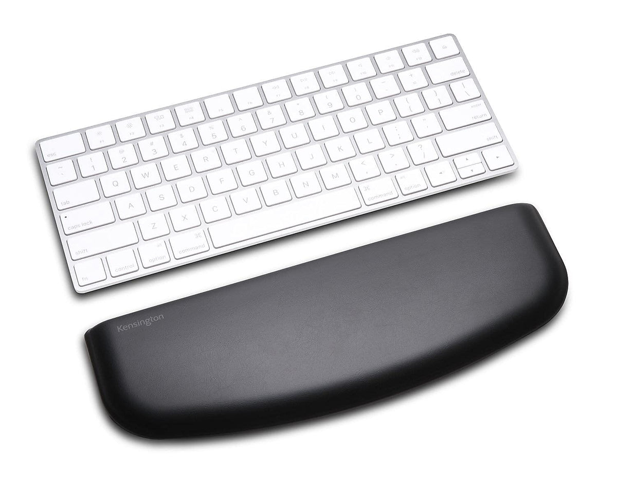 Kensington ErgoSoft Wrist Rest for Slim, Compact Keyboards, Black (K52801WW), 3.9 x 0.4 x 11.1