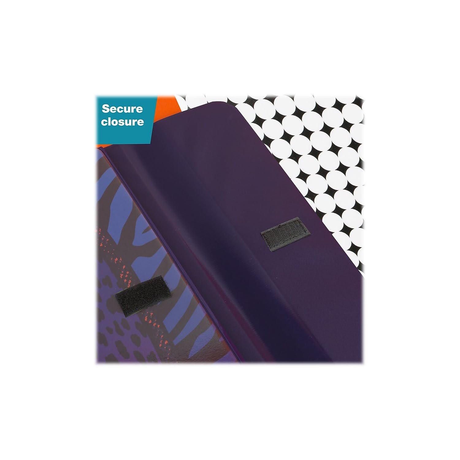 Mead Trapper Keeper Binder, Retro Design, 1 Inch Binder, 2 Folders and Extra Pocket, Metal Rings