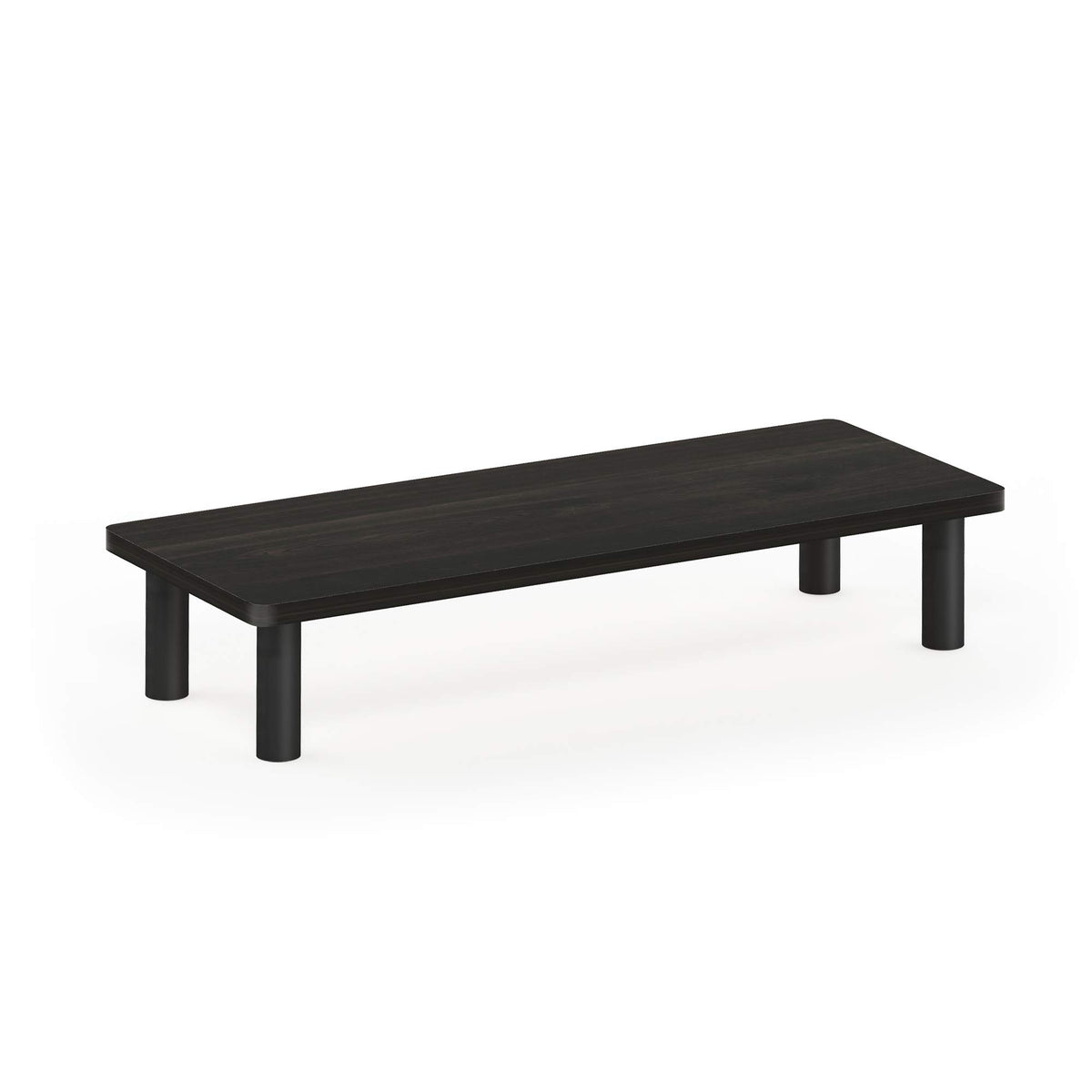 Furinno Turn-N-Tube Monitor Riser Stand, Espresso/Black