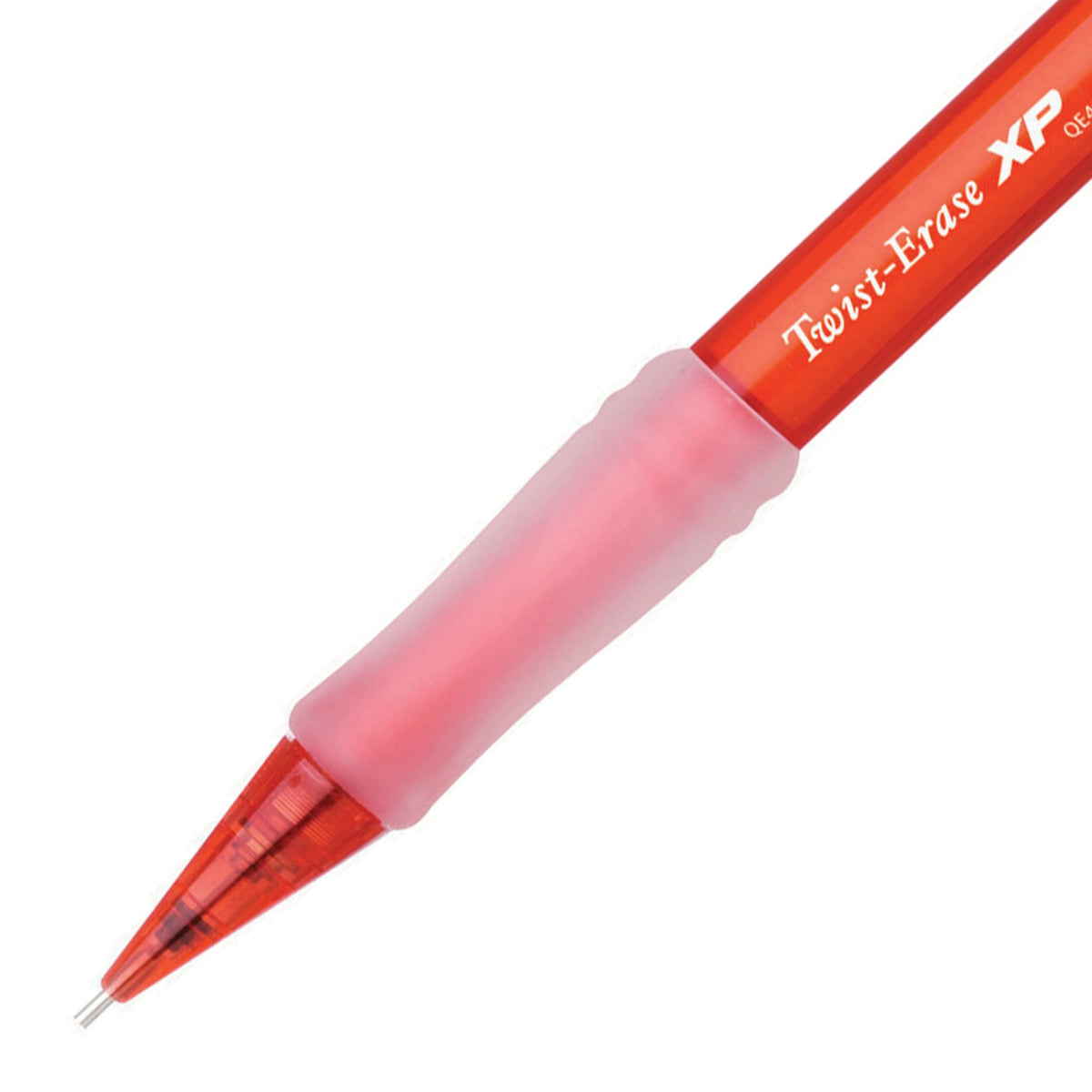 Pentel Twist Erase EXPRESS Automatic Pencil, 0.7mm Lead Size, Red Barrel, Box of 12 (QE417B)