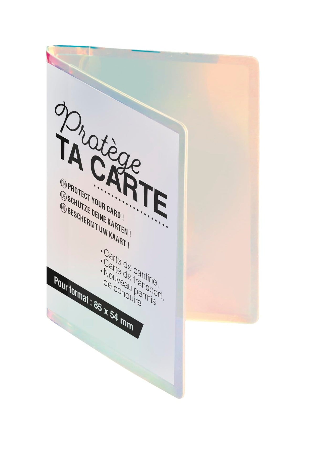 EXACOMPTA - 510510E - Iris Iridescent Reflective Card Holder - Store Multiple Transportation