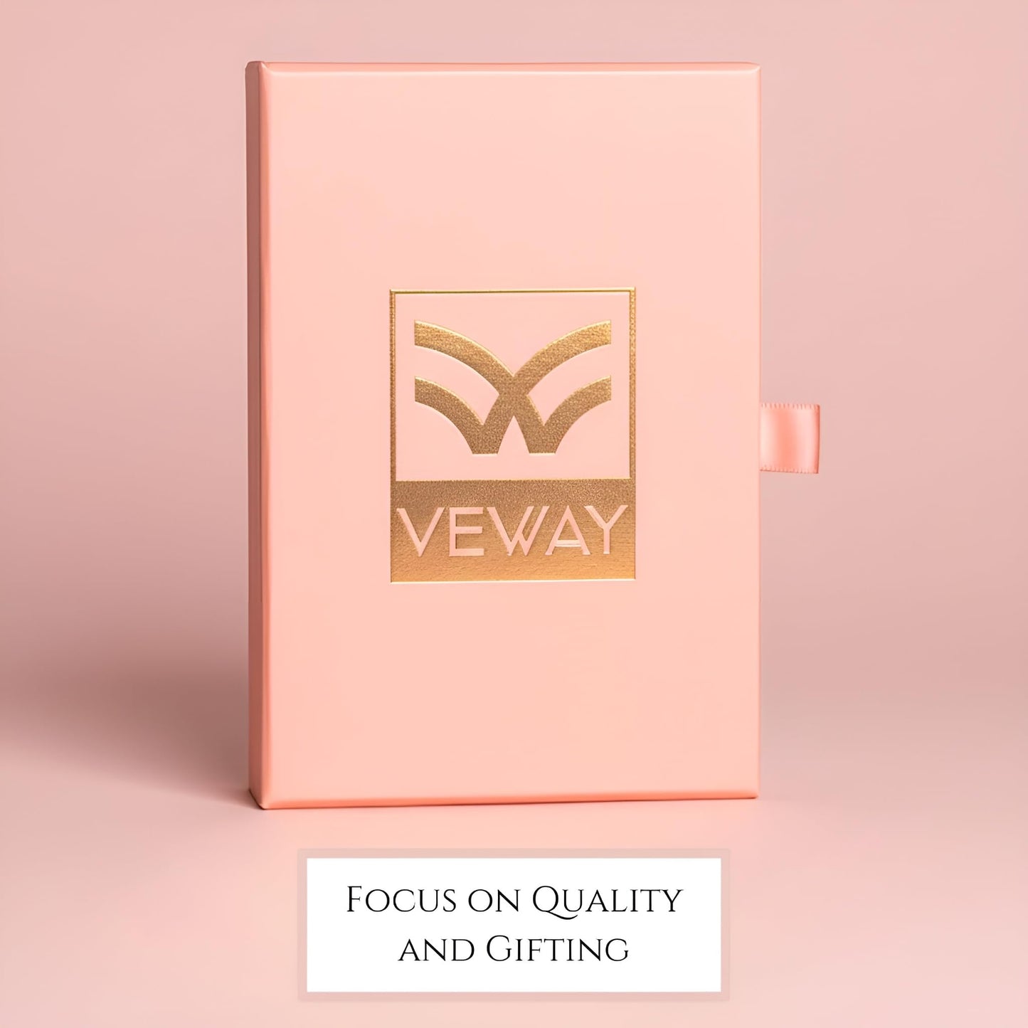 Veway Luxury Pens for Women, 5 Glitter Rose Gold Writing Pens, Black Ink