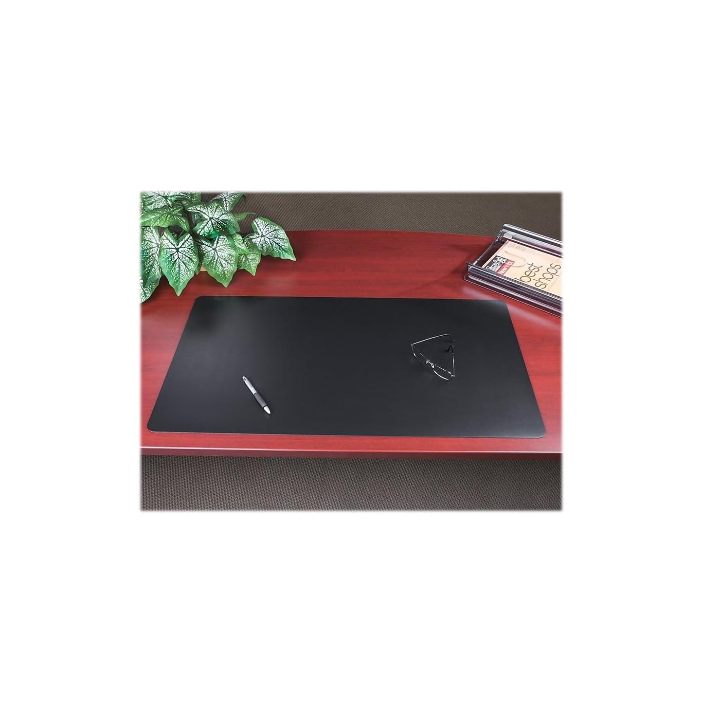 Artistic Rhinolin II PVC Desk Pad, Approximately 20-inch x 36-inch, Matte Black (LT61-2M)
