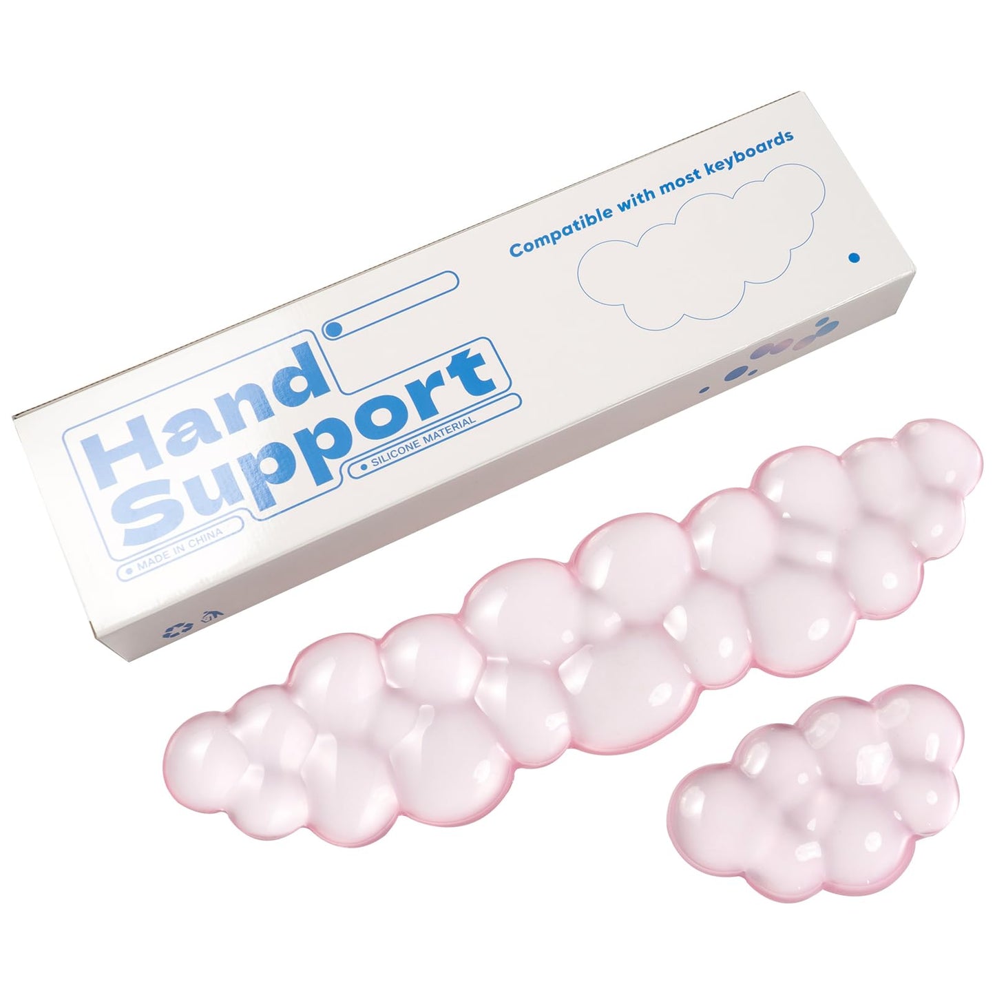 Gel Keyboard and Mouse Wrist Rest, Cloud Wrist Pad for Computer Keyboard