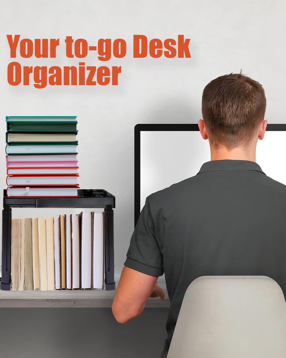 Piffny Locker Organizer Shelf, Adjustable Width and Height, Ideal for School, Office, and Gym