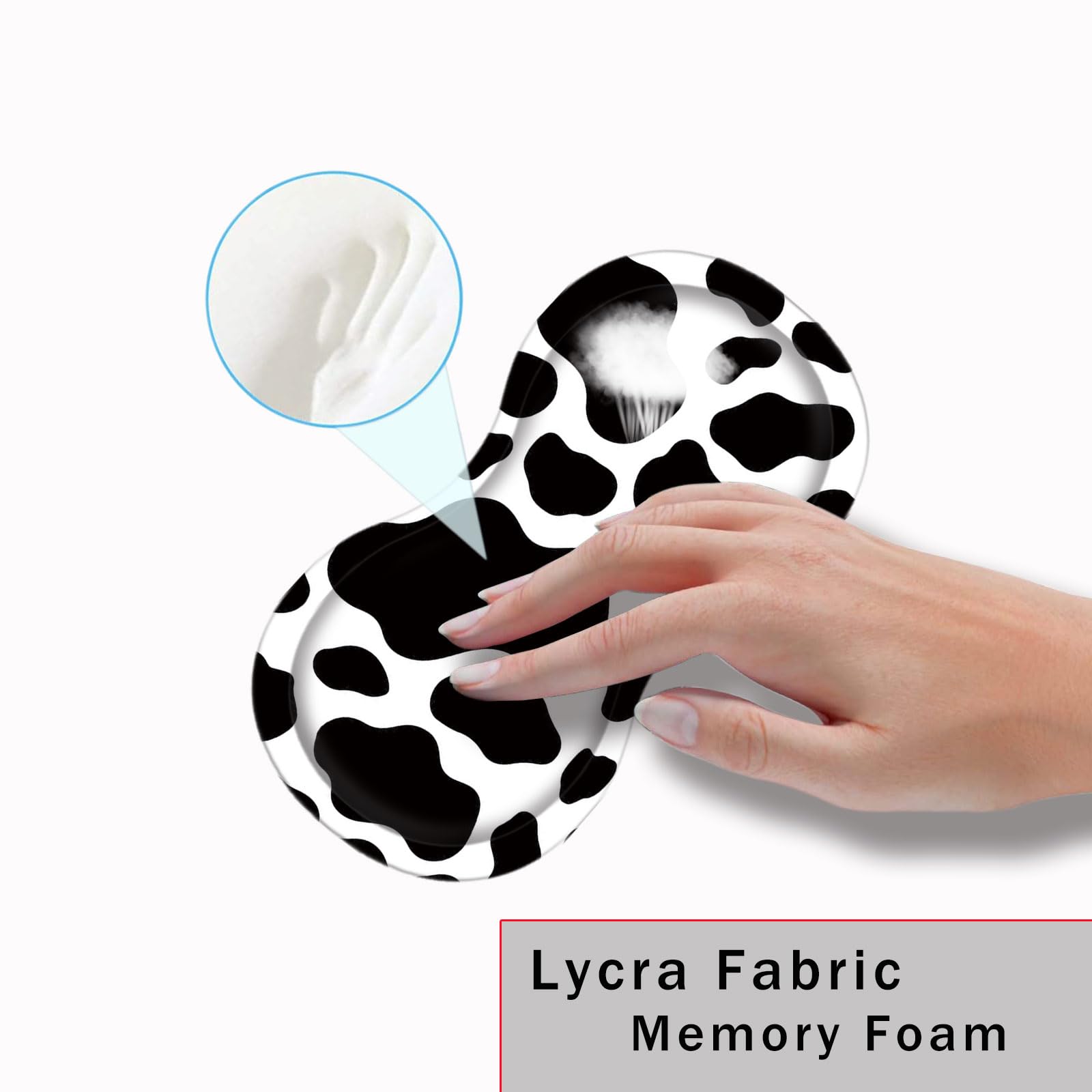 CICPLKSE Mouse Pad with Wrist Support + Desk Mat + Coaster 3 in 1 Set, XL Large Gaming Mousepad