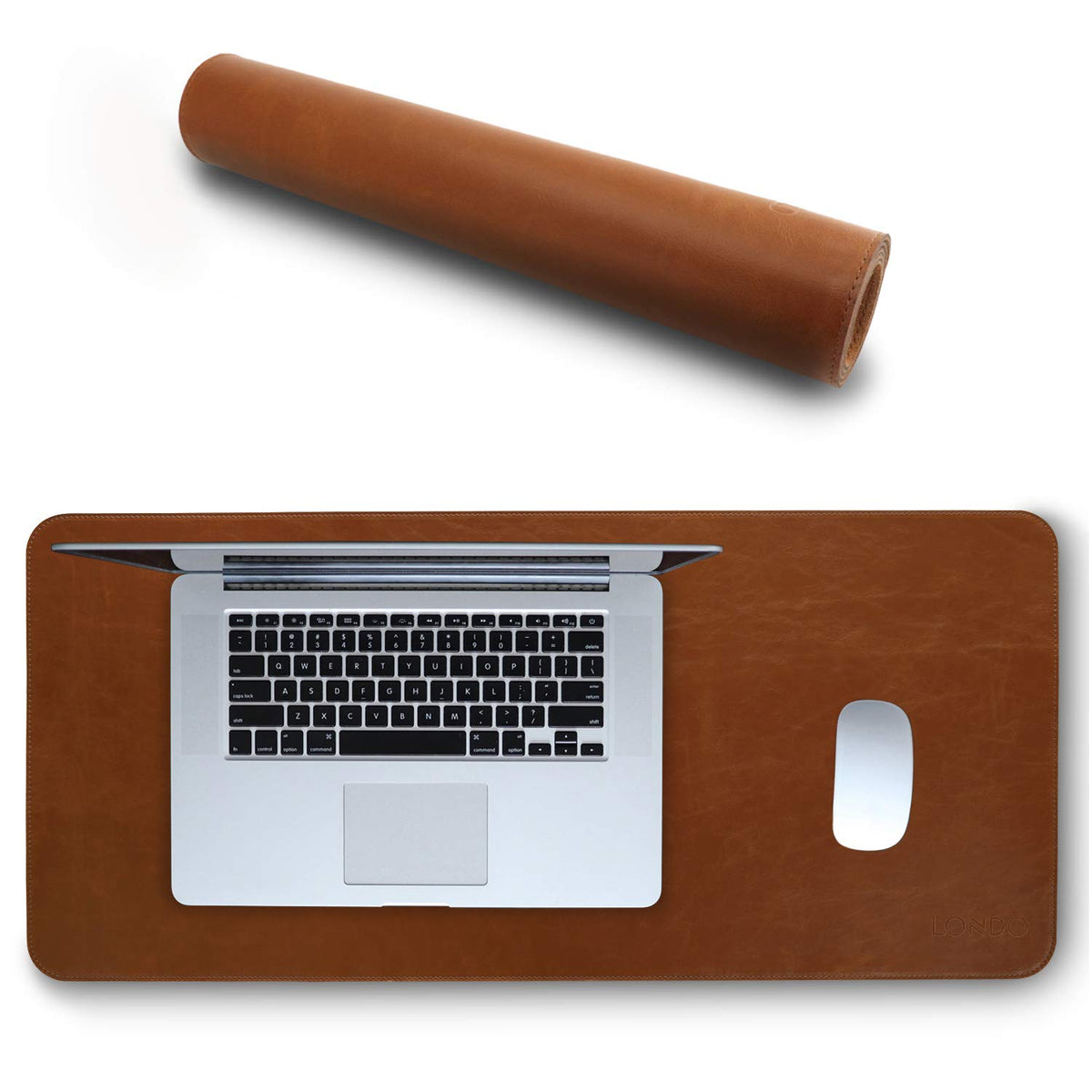 Londo Leather Extended Mouse Pad – Large Desk Mat for Office & Gaming, Smooth Writing Surface