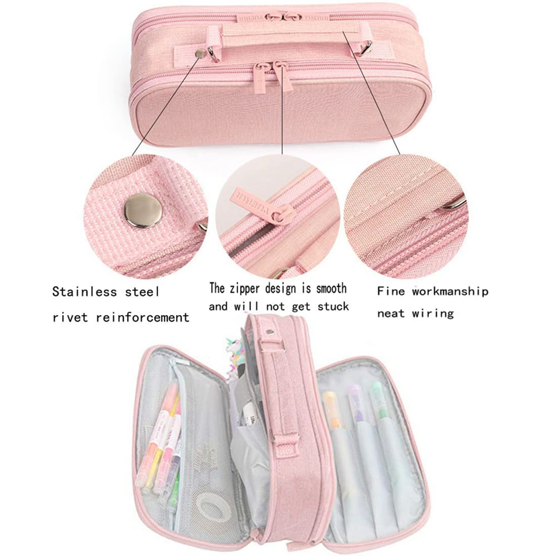 YX&ST Stray Kids Merch large Pencil Case Capacity Stationery Bag Storage Pouch