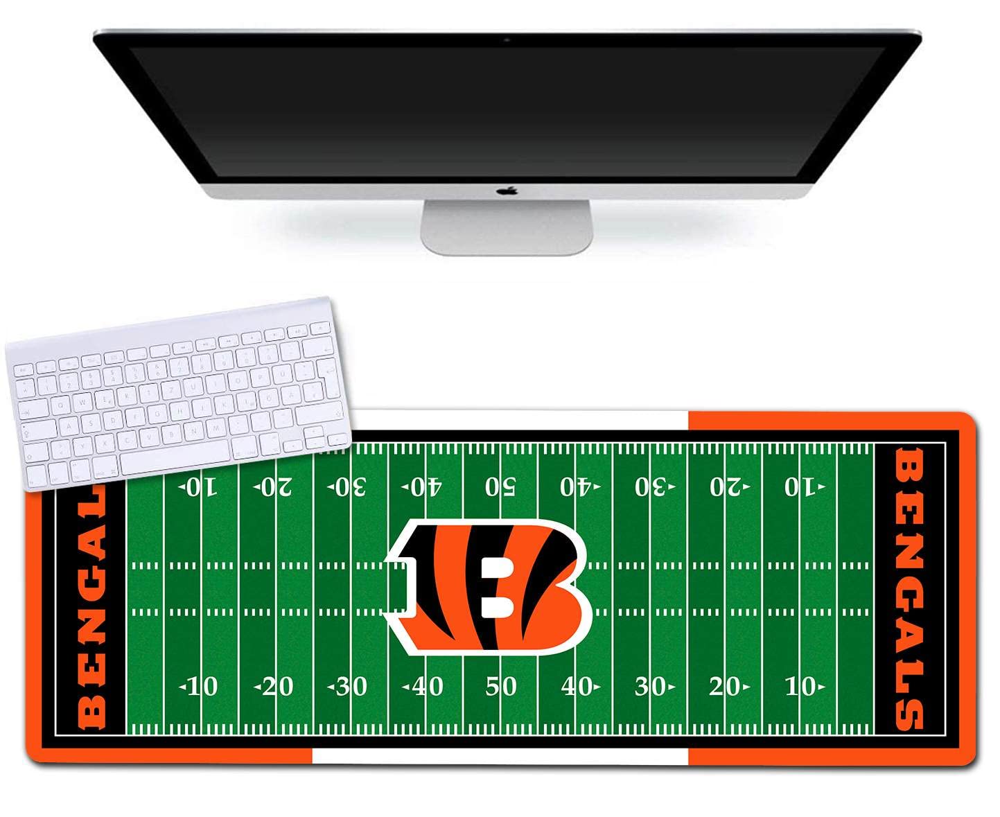 Large Gaming Mouse Pad, Mousepad with Non-Slip Rubber Base for Laptop Computer Desktop