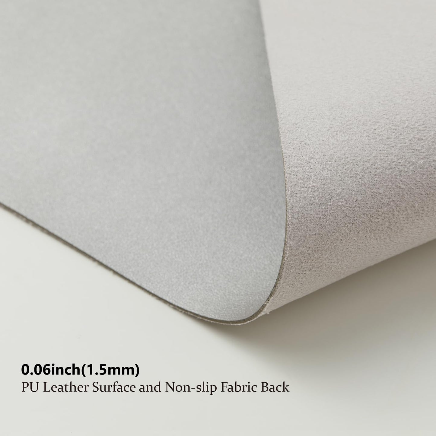 Large Desk Mat - 47.2"x 17" Non-Slip PU Desk Pad for Office and Home - Ideal for Large Mouse Pad