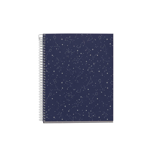 Miquel Rius M Fashion 4 Subject Notebook, Lined A5-8.27" x 5.83" 120 Sheets Heavyweight Paper