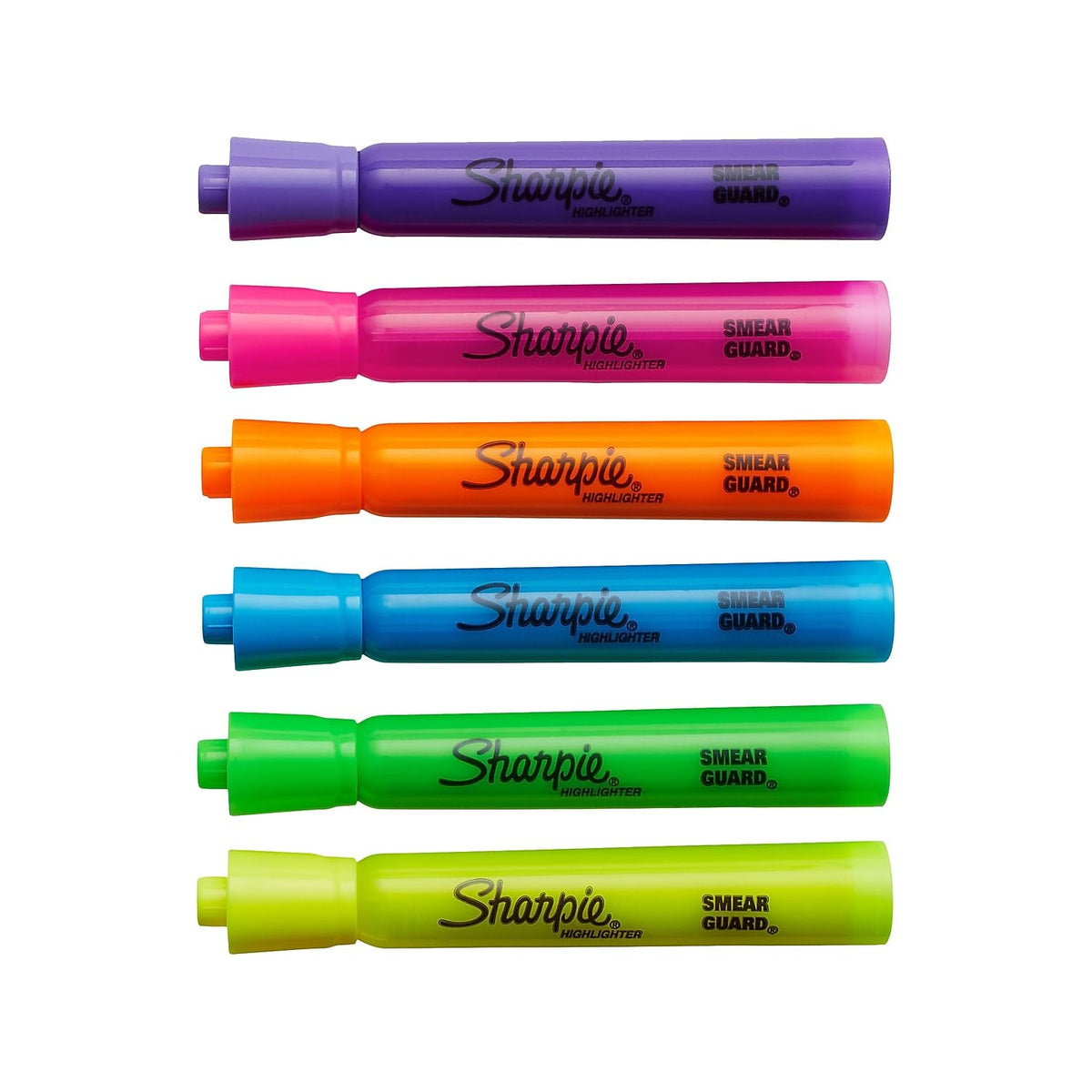 Sharpie Tank Highlighters, Fluorescent And Pastel Highlighters, Chisel Tip, Highlighter Markers