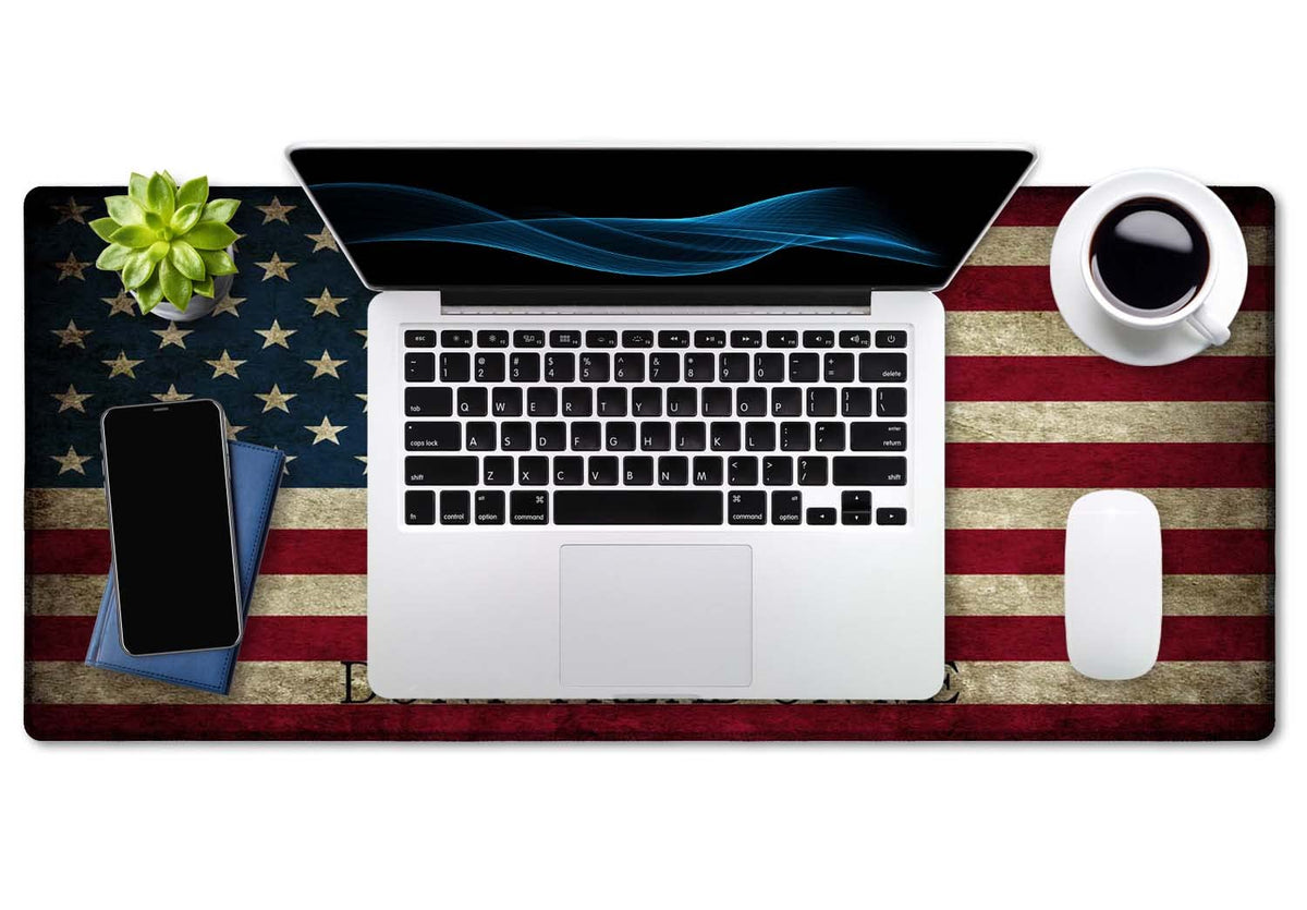 SSOIU Desk Mat,Large Mouse Pad 35.5" x 15.7" XXL Extended Gaming Mouse Pad Mat with Non-Slip Base