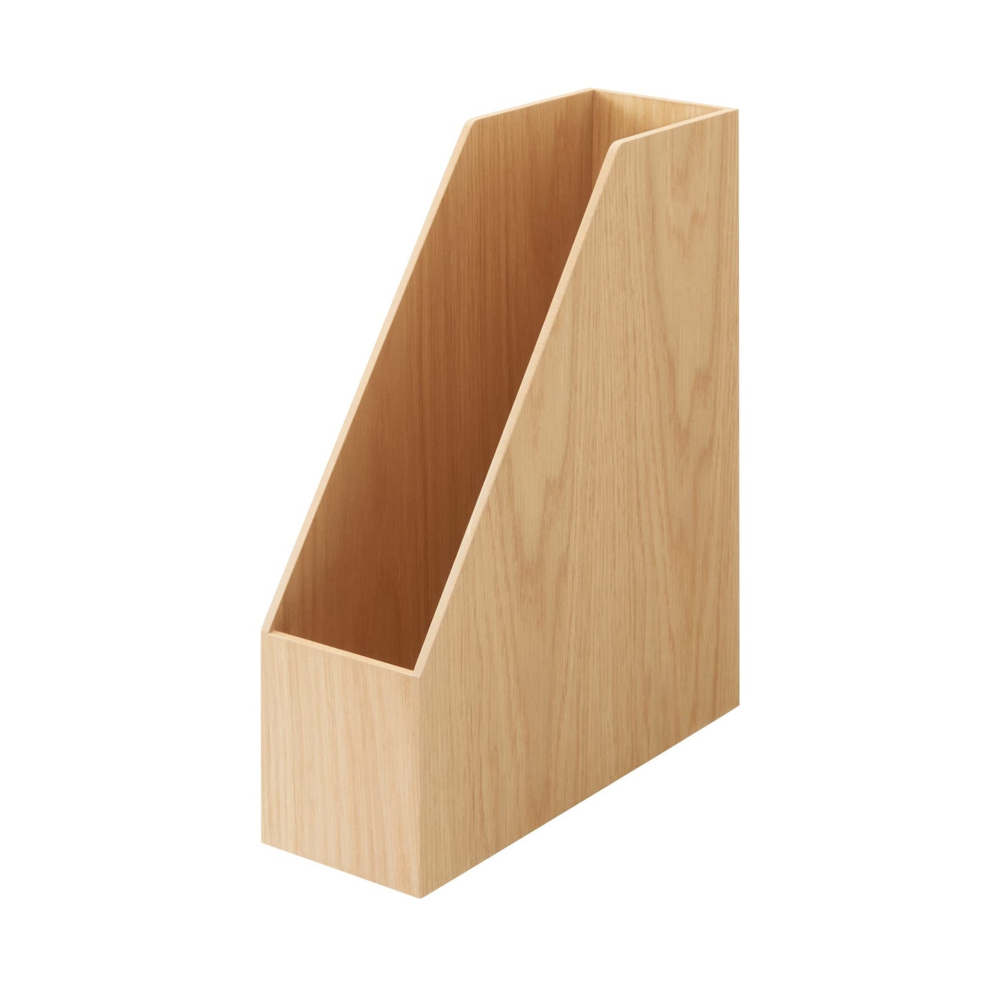 MUJI 44310205 Wooden Stand File Box, For A4, Approx. Width 3.6 x Depth 10.8 x Height 12.6 inches