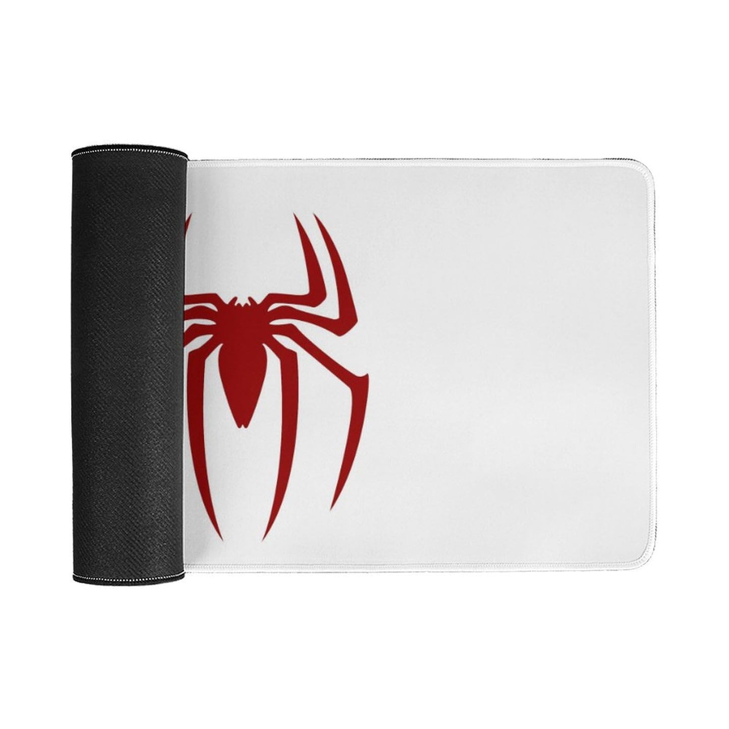 Keebik Gaming Mouse Pad, Red Spider Mouse Pad 11.8x23.6 Inch Small Computer Mouse Mat Keyboard Desk