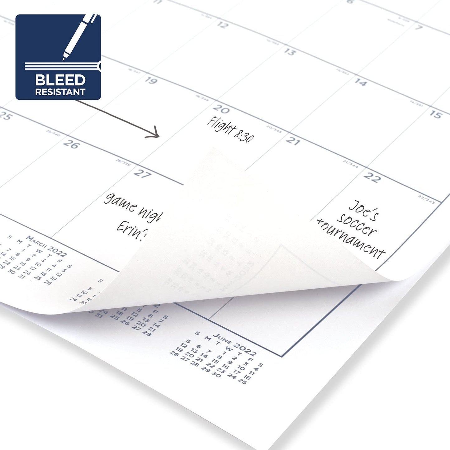 2022 Desk Calendar by AT-A-GLANCE, Monthly Desk Pad, 21-3/4" x 17", Large (SK2400)