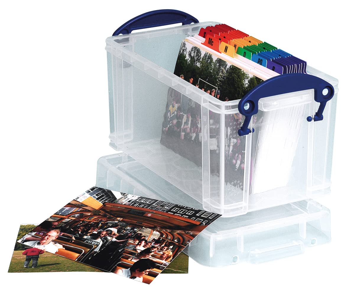 Really Useful Plastic Storage Box 2.1 Litre Clear