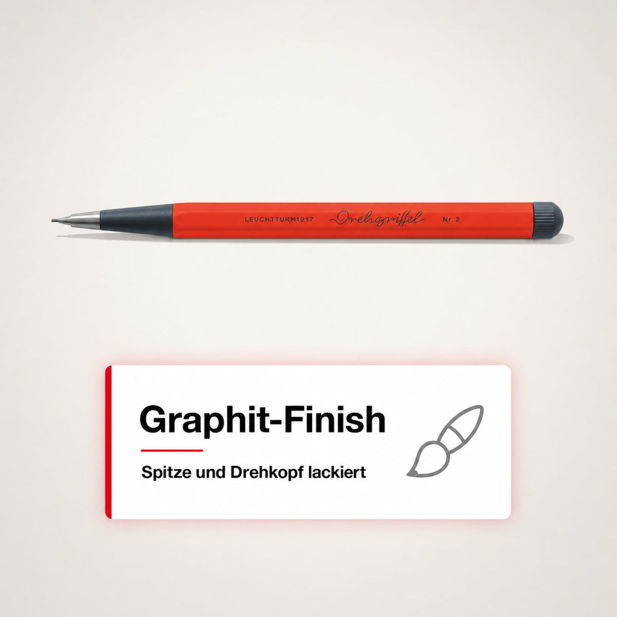 LEUCHTTURM1917 - Drehgriffel Mechanical Pencil - Refillable Writing Stylus with 0.7 mm HB Graphite