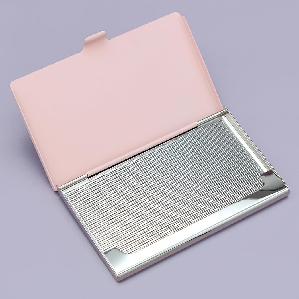 Antique Alive Mother of Pearl Design RFID Blocking Protection Business Card Case, Credit Card