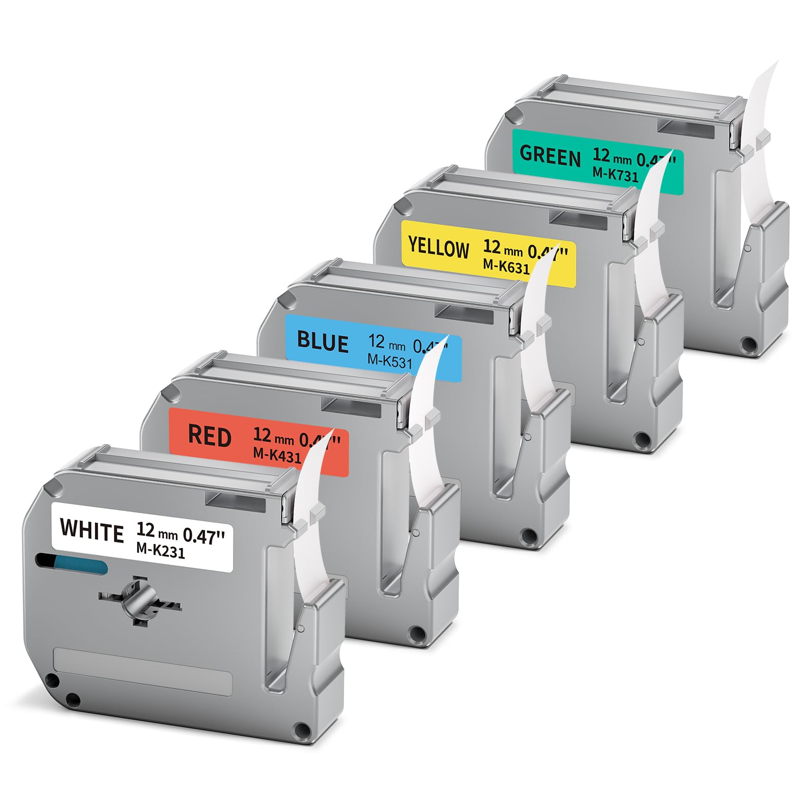 Replacement M Tape for Brother Label Maker PT-M95 PT-65 PT-45 PT-80 PT-70