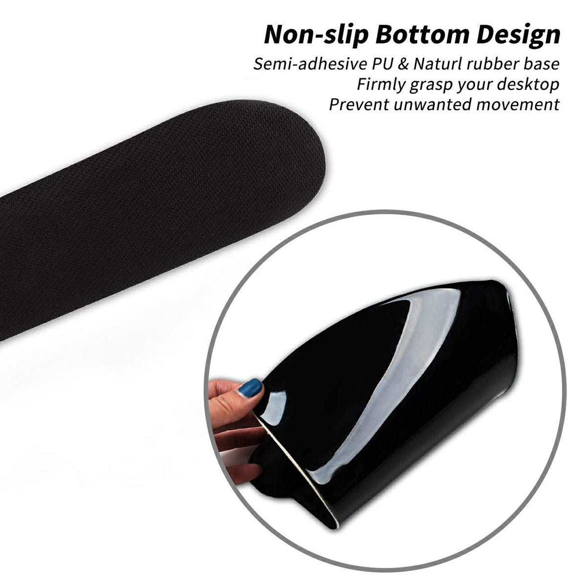 BEOTIWAD Memory Foam Mouse Pad Wrist Rest Set,Seashells Beach