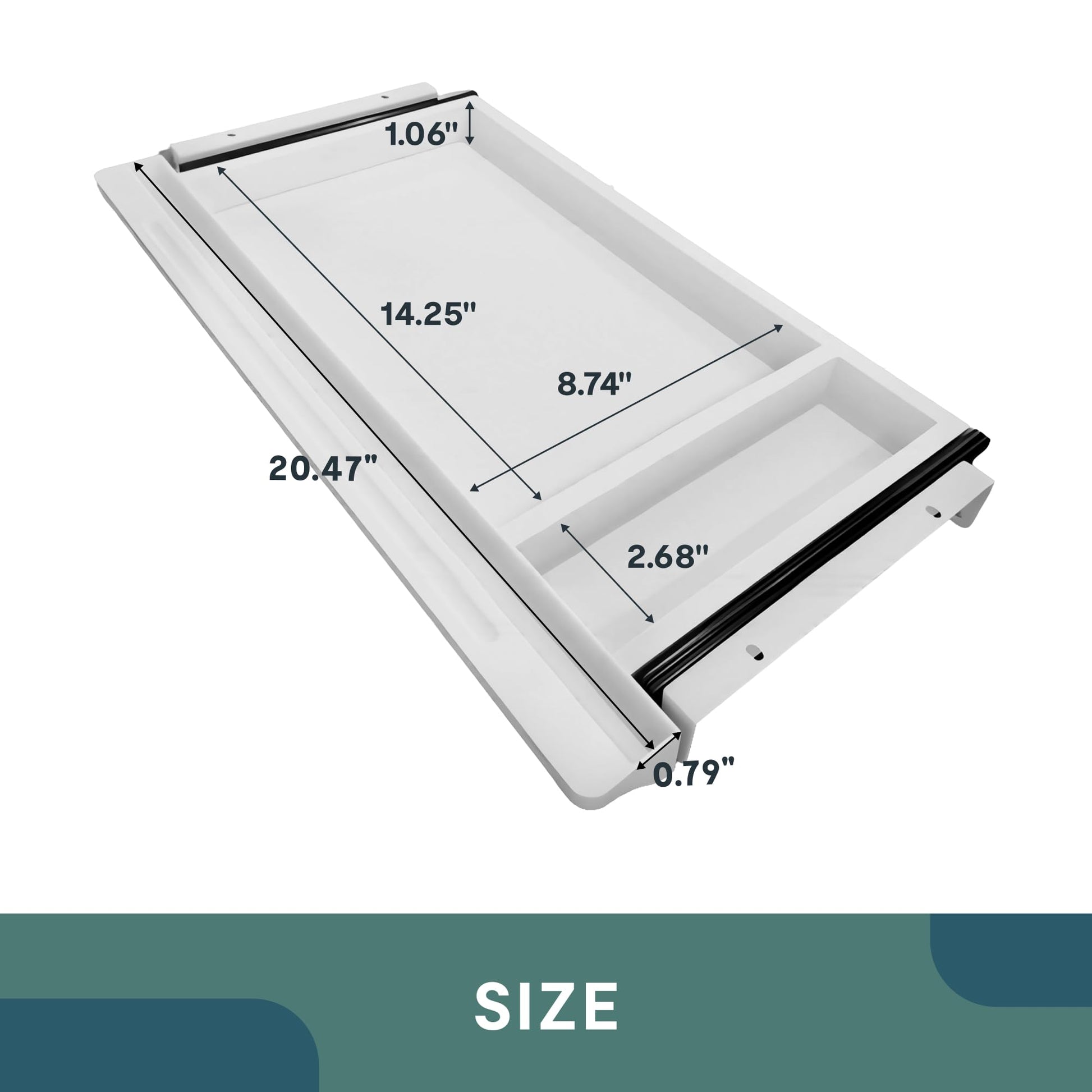 FLEXISPOT Under Desk Drawer, Under table Mounted Drawer, Standing Workstation Storage Attachment